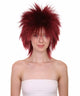 Funky Punk Burgundy Wig | Character Cosplay Halloween Wig | HPO
