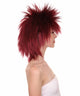Funky Punk Burgundy Wig | Character Cosplay Halloween Wig | HPO