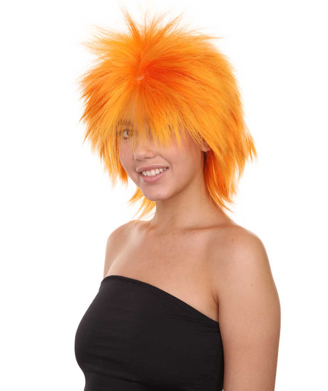 Funky Punk Pumpkin Wig | Character Cosplay Halloween Wig | HPO
