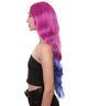Descendants 3 Audrey Curly Wavy Wig | Purple & Blue TV/Movie Wigs | HPO