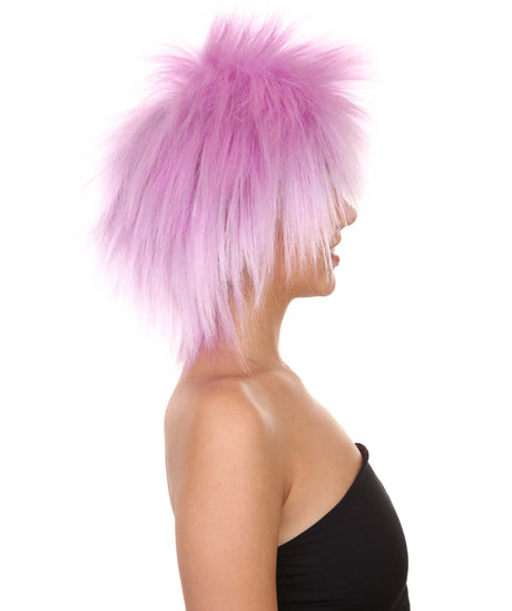 Funky Punk Light Purple Wig | Character Cosplay Halloween Wig | HPO