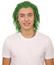 KOSMOS | Sadistic Villian Lace Front Wig | Curly Green Cosplay Lace Wig