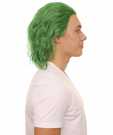 KOSMOS | Sadistic Villian Lace Front Wig | Curly Green Cosplay Lace Wig