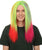 Long Length Rainbow Rapper Lace Front T-Part Wig, 21" Inch Multi Color Hair -   ,  | NU
