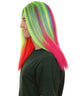 Long Length Rainbow Rapper Lace Front T-Part Wig, 21" Inch Multi Color Hair -   ,  | NU