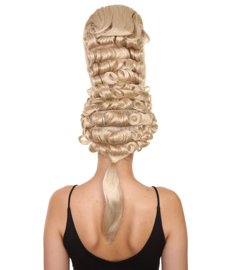 Colonial Lady Large Beehive Wig | Blonde Historical Wigs | HPO