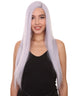 Adult Women's 29" Inch Long Length Straight 360 Lace Front Natural Platinum Silver Hairline Beauty Wig, 100% Heat Resistant Fibers, Perfect for your Everyday Wear and Styling to your Expectations! -   ,  | NU