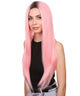 Camila Women's Long Length Lace Front Straight With Dark Roots - Adults Fashion Wigs | Nunique
