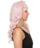 Women's 19" Wavy Soft Pink Lace Wig with Bangs - Women's Lace Wig with Bow | Nunique