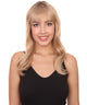 Adult Women's 19" Inch Long Length Wavy Side Back Lace Natural Blonde Hairline Icon Beauty Wig, 100% Heat Resistant Fibers, Perfect for your Everyday Wear and Styling to your Expectations! -   Wigs,  | NU