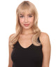 Adult Women's 19" Inch Long Length Wavy Side Back Lace Natural Blonde Hairline Icon Beauty Wig, 100% Heat Resistant Fibers, Perfect for your Everyday Wear and Styling to your Expectations! -   Wigs,  | NU
