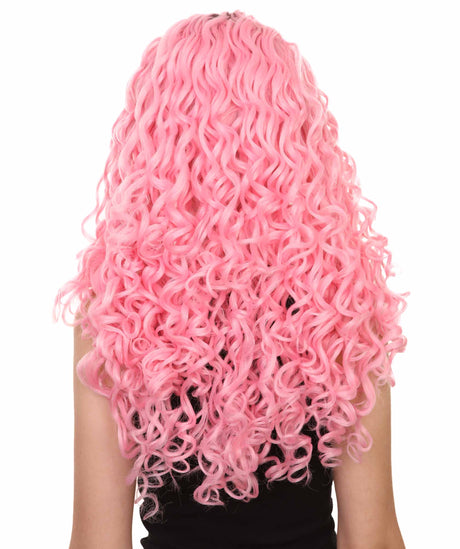 Xena Women's Long Length Lace Front Curly With Dark Roots - Adults Fashion Wigs | Nunique