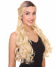Hayden Women's Long Length Lace Front Wavy Half updo - Adult Fashion Wigs | Nunique