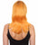 Nunique Adult Women's 17" Inch Long Length Halloween Cosplay Orange Pop Singer Mullet Wig, Synthetic Soft Fiber Hair, Perfect for your next Festival and Group Anime Party! -   Wig,  | NU
