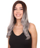 Sadie Adult Women's 22" Inch Long Length Wavy 1/4x13 Lace Natural Brown Grey Hairline Icon Beauty Wig, 100% Heat Resistant Fibers, Perfect for your Everyday Wear and Styling to your Expectations! -   Wig,  | NU