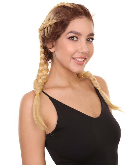 Lola - Women's Mid Length Lace Front French Braids - Adult Fashion Wigs | Nunique
