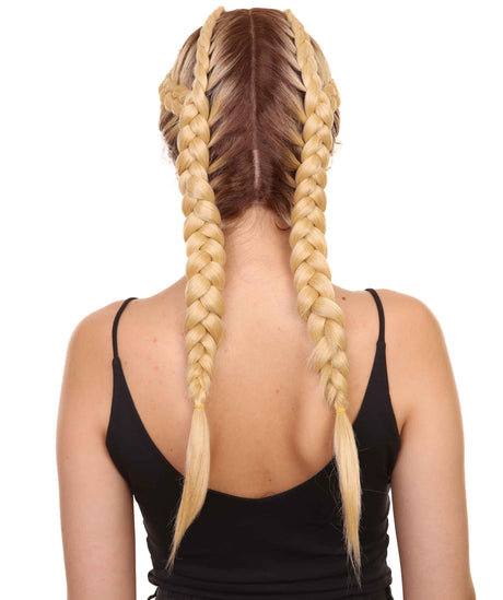 Lola - Women's Mid Length Lace Front French Braids - Adult Fashion Wigs | Nunique