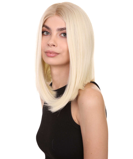 Cindy Women's Sholder Length Lace Front Bob With Dark Roots - Adults Fashion Wigs | Nunique