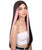 Adult Women's 26" Inch Long Length Straight 360 Lace Front Natural Black Pink Highlight Icon Beauty Wig, 100% Heat Resistant Fibers, Perfect for your Everyday Wear and Styling to your Expectations! -   ,  | NU