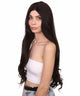 Evangeline Women's Long Length Lace Front Wavy With Bangs - Adults Fashion Wigs | Nunique