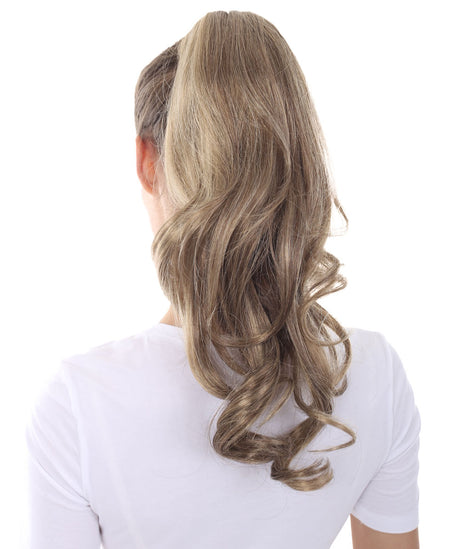 20 Inch Loose Curl Jaw Clip Synthetic Ponytail Extension by Styless