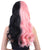 Women's Long Two Tone Curls with Pink Ribbons -  Halloween Wigs | HPO