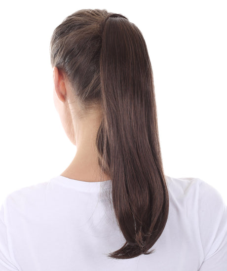 13 to 16 Inch Straight Synthetic Wrap Ponytail Extension by Styless