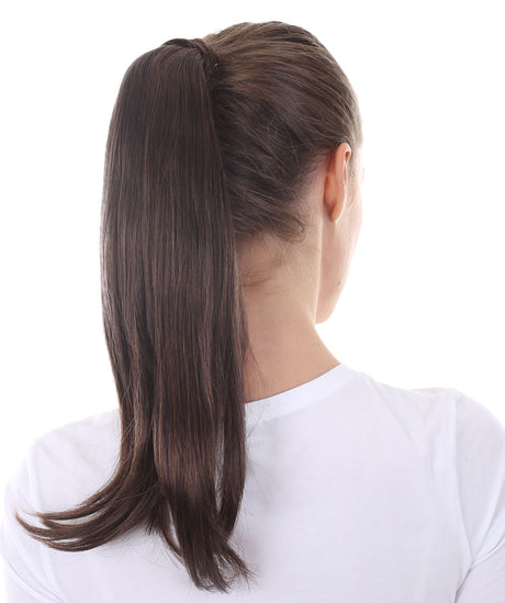 13 to 16 Inch Straight Synthetic Wrap Ponytail Extension by Styless