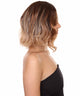 CoCo Women's Shoulder Length Lace Front Wavy With Bangs - Adults Fashion | Nunique
