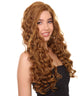 Melisande. Nunique Adult Women's 28" Inch Extra Long Length Curly C-Part Lace Natural Brown Grace Undoing Character Wig, 100% Heat Resistant Fibers, Perfect for Styling to your Expectations! -   ,  | NU
