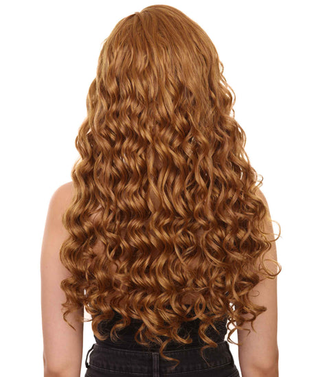 Melisande. Nunique Adult Women's 28" Inch Extra Long Length Curly C-Part Lace Natural Brown Grace Undoing Character Wig, 100% Heat Resistant Fibers, Perfect for Styling to your Expectations! -   ,  | NU