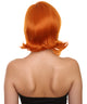 Beth Adult Women's 11" Inch Short Length Straight C-Part Lace Natural Orange Chess Character Beauty Wig, 100% Heat Resistant Fibers, Perfect for your Everyday Wear and Styling to your Expectations! -   ,  | NU