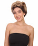 Adult Women's 13" Inch Medium Length Curled 360 Lace Front Natural Brown Bouffant Drag Beauty Wig, 100% Heat Resistant Fibers, Perfect for your Everyday Wear and Styling to your Expectations! -   Wig,  | NU