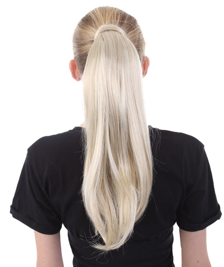 13 to 16 Inch Straight Synthetic Wrap Ponytail Extension by Styless
