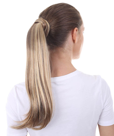 13 to 16 Inch Straight Synthetic Wrap Ponytail Extension by Styless
