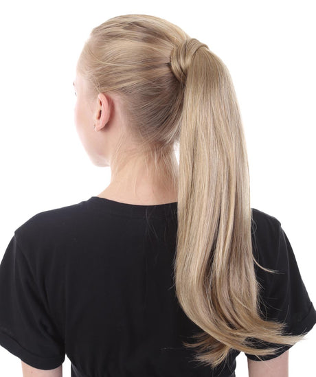 13 to 16 Inch Straight Synthetic Wrap Ponytail Extension by Styless
