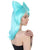 Straight Shoulder Length Wig with Bow Bun and Bangs - Halloween Wigs | HPO