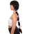 Double Scoop Sundae Women's half Pastel half black Pigtails with Dolly Pink Ribbons