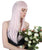Pearl - Long Straight Pastel Wig with Bangs and Tinsel Hightlights - Party Wigs | HPO