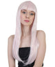 Pearl - Long Straight Pastel Wig with Bangs and Tinsel Hightlights - Party Wigs | HPO