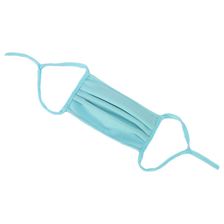 FREE 2-PACK WITH PURCHASE - Unisex Ultra Soft Interchangeable Filtered Breathable Washable Reusable Protective Masks | Color Aqua Blue - Bundled Pack Options