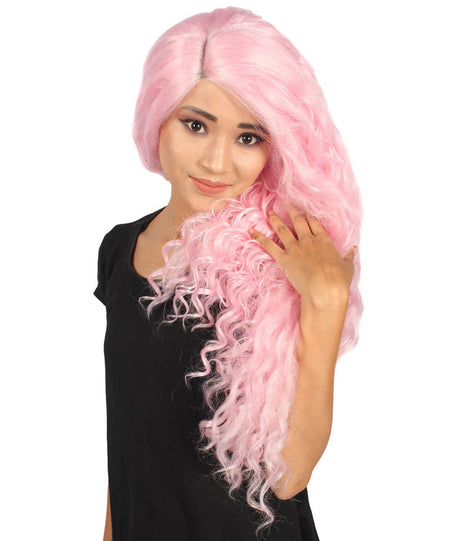 Nikki Women's Long Length Lace Front Curly