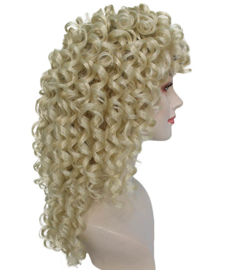 Double Dare Women's Two Tone Ringlets with Light Curly Bangs