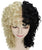 Double Dare Women's Two Tone Ringlets with Light Curly Bangs