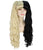 Women's Two-Tone Extra High Pigtails With Wavy Texture and Bangs Blonde | Fashion Wig