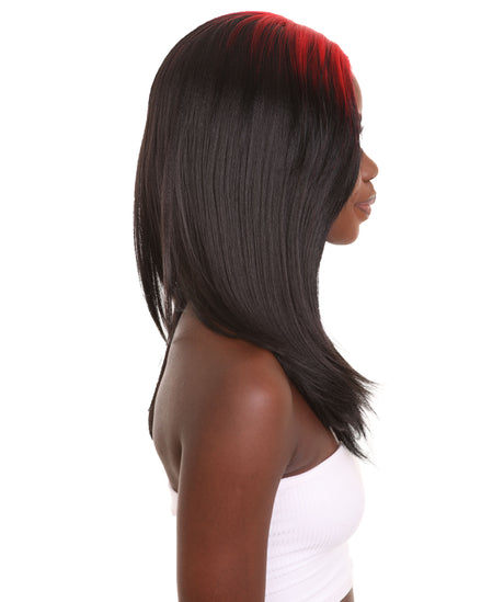 Billie - Women's 26 in. Lace Front Multiple Colors Fashion Mullet with Various Color Roots | Nunique