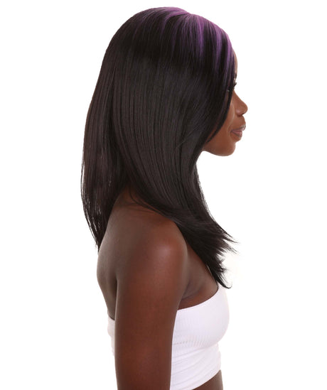 Billie - Women's 26 in. Lace Front Multiple Colors Fashion Mullet with Various Color Roots | Nunique