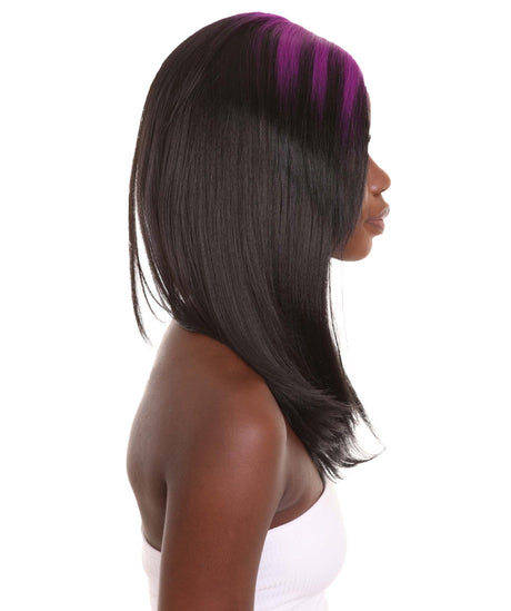 Billie - Women's 26 in. Lace Front Multiple Colors Fashion Mullet with Various Color Roots | Nunique