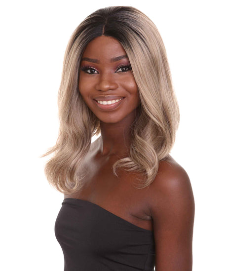 Nunique Women's 14" in. Lace Front Heat Resistant Iconic Wig - Designed with Adjustable Lining for Universal Comfort - Heat Resistant Synthetic Fibers