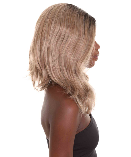 Nunique Women's 14" in. Lace Front Heat Resistant Iconic Wig - Designed with Adjustable Lining for Universal Comfort - Heat Resistant Synthetic Fibers